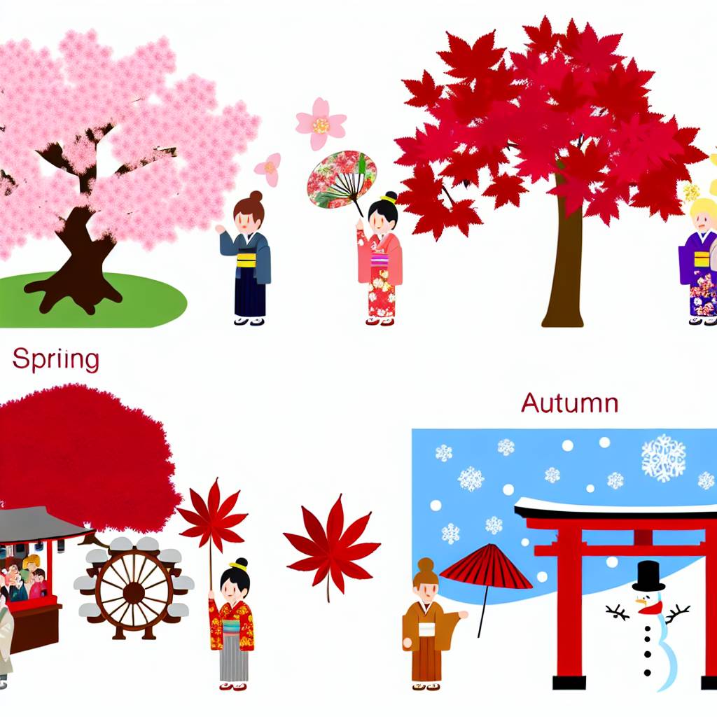 日本の季節を祝う：伝統的な年中行事とその魅力
